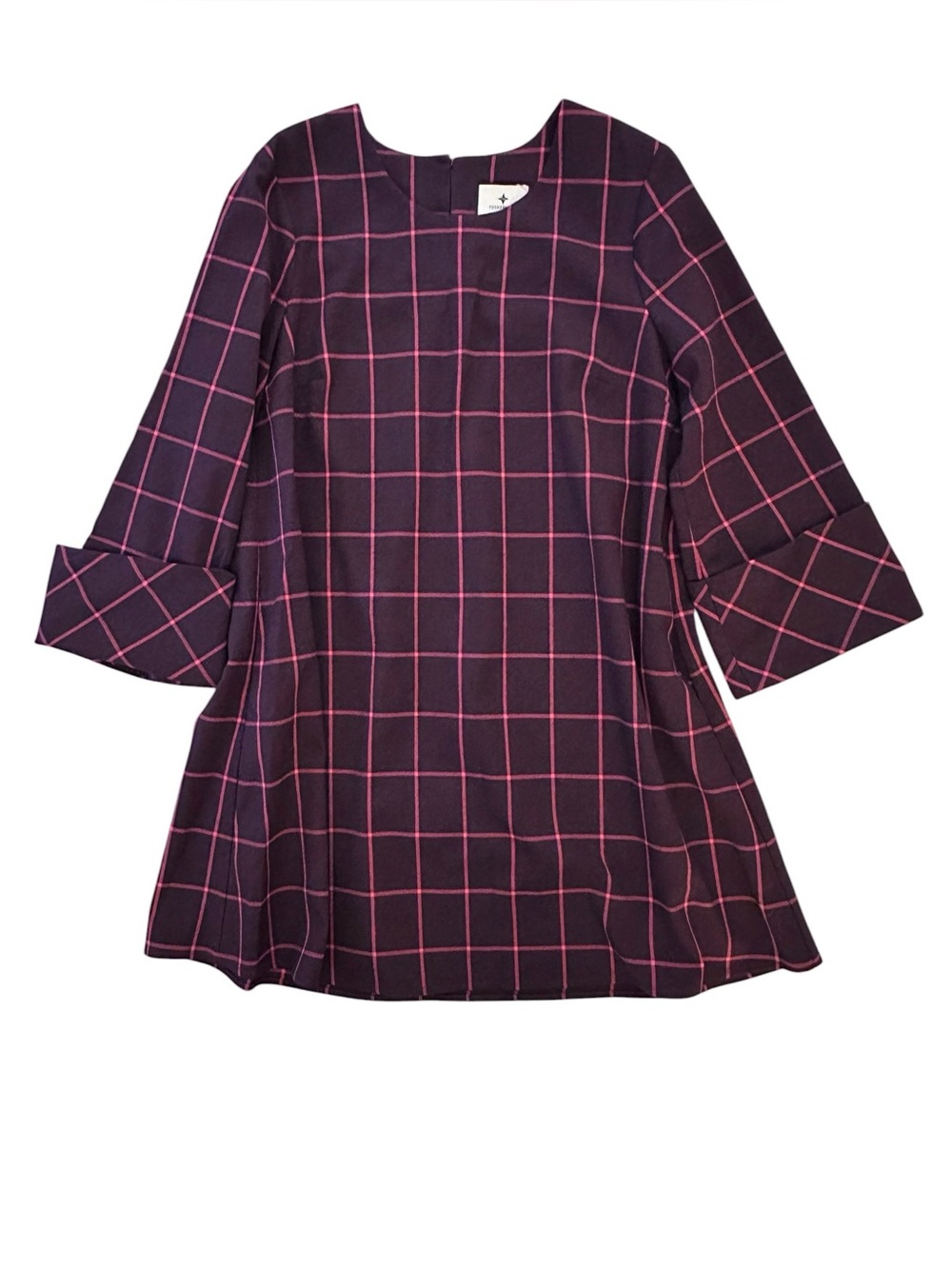 Tuckernuck Checkered Chambers Swing Mini Dress Size Small